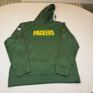 Nike Therma-FIT Green Bay Packers Hoodie Mens XL NFL Football Athletic